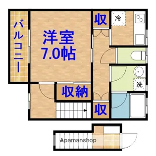 レジデンスおゆみ野A棟【2階】の間取り