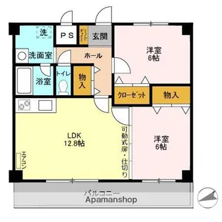 アレックス千葉寺【2階】の間取り