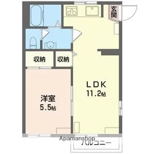 クレールハイツ【2階】の間取り