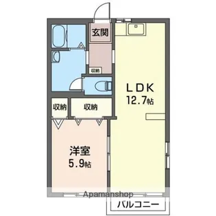 SKコーポ【1階】の間取り