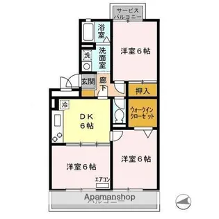 パンプキンハウス【2階】の間取り