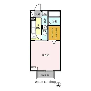 メゾンモナリエ【1階】の間取り