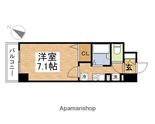 芝コーポ三号館【2階】の間取り