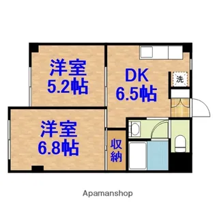 第一登美ビル【2階】の間取り