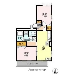 ロイヤルハウス A【1階】の間取り