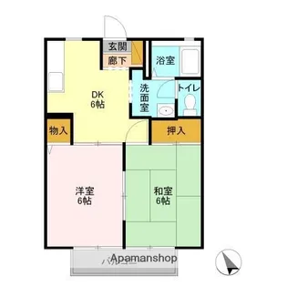 ルミエールⅠ【2階】の間取り