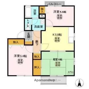 ニュープレミール C【2階】の間取り