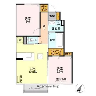 ルミナス【1階】の間取り