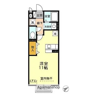 ジェンティーレ【2階】の間取り