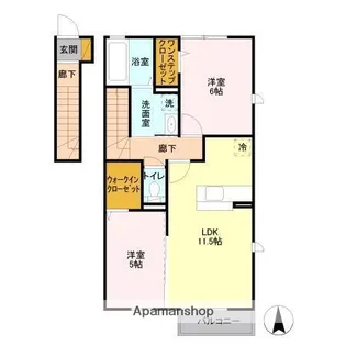 千葉県千葉市緑区土気町【アパート】の間取り