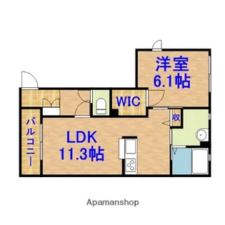 メゾン・フローラ【101号室】の間取り