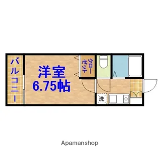 イーストベルパーソンズ【1階】の間取り