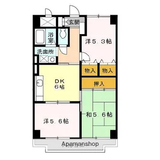 千葉県千葉市緑区おゆみ野3丁目【マンション】の間取り