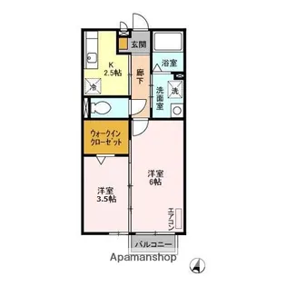 プレジール Ⅲ【2階】の間取り