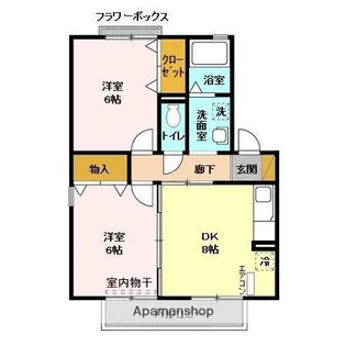 千葉県千葉市緑区おゆみ野中央1丁目【アパート】の間取り
