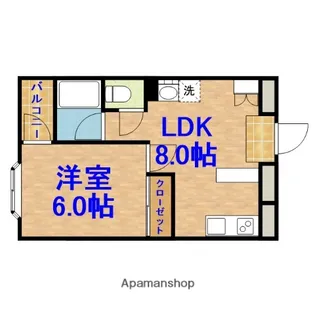 芝コーポ 一号館【3階】の間取り