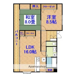 ポポロビル【3階】の間取り