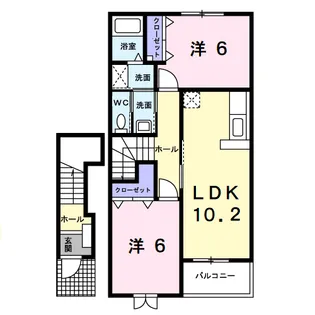 フィオーレ・アツタ【2階】の間取り