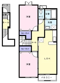サンクレスト明光【2階】の間取り
