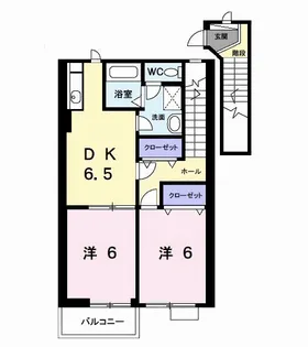 ソレイユ・TUKASAⅡ【2階】の間取り