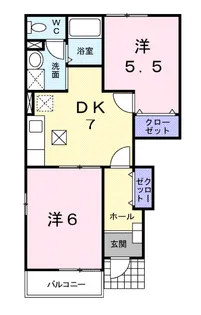 アヴニールⅩ【1階】の間取り