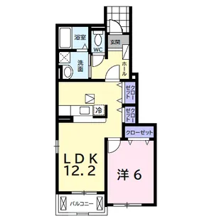 ファミールⅣ【1階】の間取り