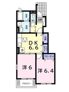 グリーンフォーレストⅢ【1階】の間取り