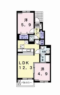 レミュール【1階】の間取り