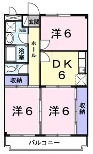 パルシャス21【3階】の間取り