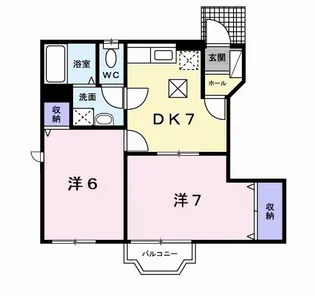 フレスコ モルティ【1階】の間取り