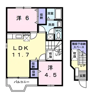 サニー コートⅡ【2階】の間取り