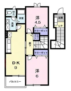 プリムヴェール【2階】の間取り