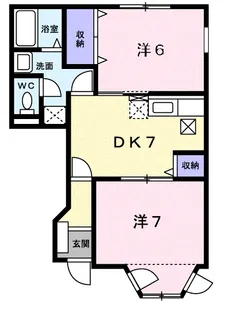 グレースコート2【1階】の間取り