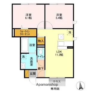 千葉県千葉市緑区土気町【アパート】の間取り