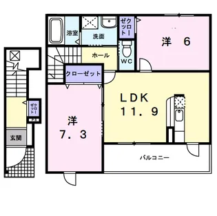 エトワール A【2階】の間取り