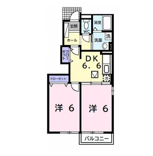 シャルマン ソレイユ【1階】の間取り