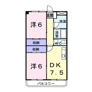 シアトリカルみずほ台Ⅲ【2階】の間取り