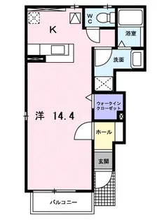フレスクーラ ガーデン【1階】の間取り