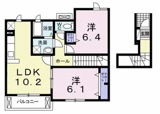 プリムラ【2階】の間取り