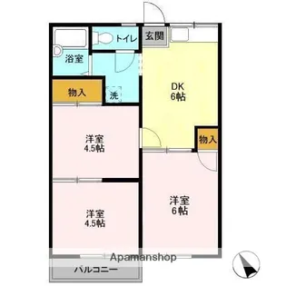 TレジデンスC【1階】の間取り