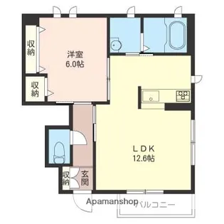 アルフィアスⅡ【1階】の間取り