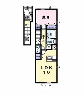 シルフィード ティアラ【2階】の間取り