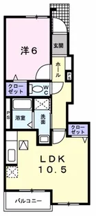 プラシード【1階】の間取り