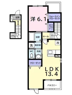 サンリット パレス【2階】の間取り