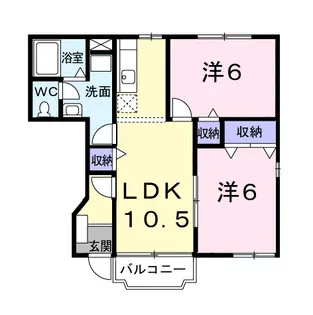 グランメゾンⅡ【1階】の間取り