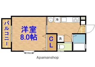 サンヴェール下永吉【2階】の間取り