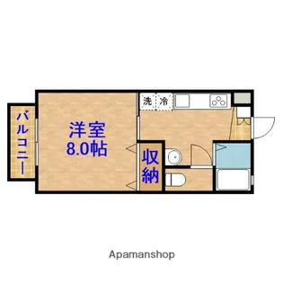 サンヴェール下永吉【1階】の間取り