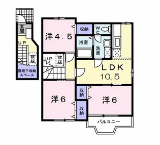 T&MⅢ【2階】の間取り