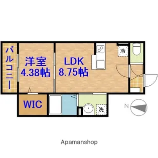 AJ蘇我Ⅱ【3階】の間取り