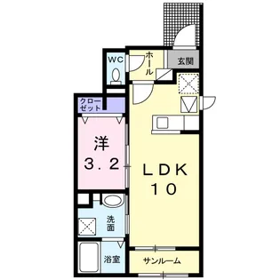 アコードパレスⅠ【1階】の間取り